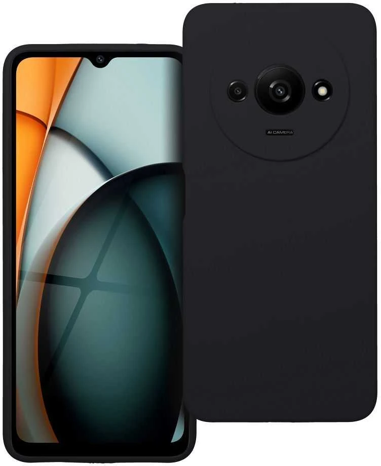 Oem Dėklas SILICONE 2mm skirtas Xiaomi REDMI A3 4G juodos spalvos