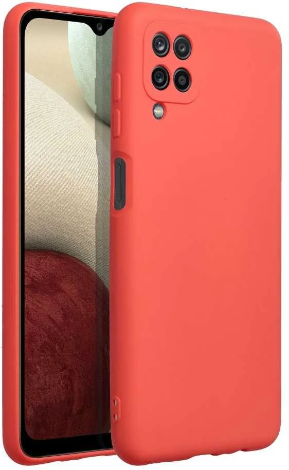 Forcell Dėklas na Samsung A12 Silicone brzoskwiniowe