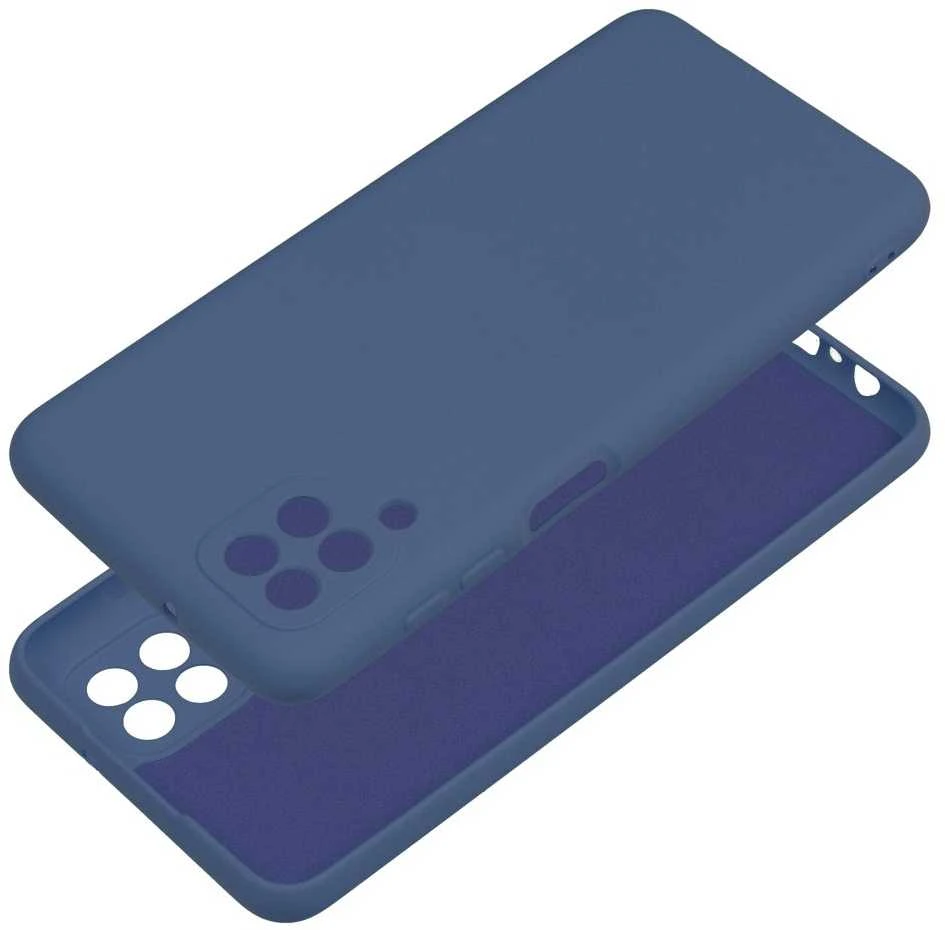 Forcell Oem SILICONE dėklas skirtas Samsung Galaxy A12 mėlynos spalvos