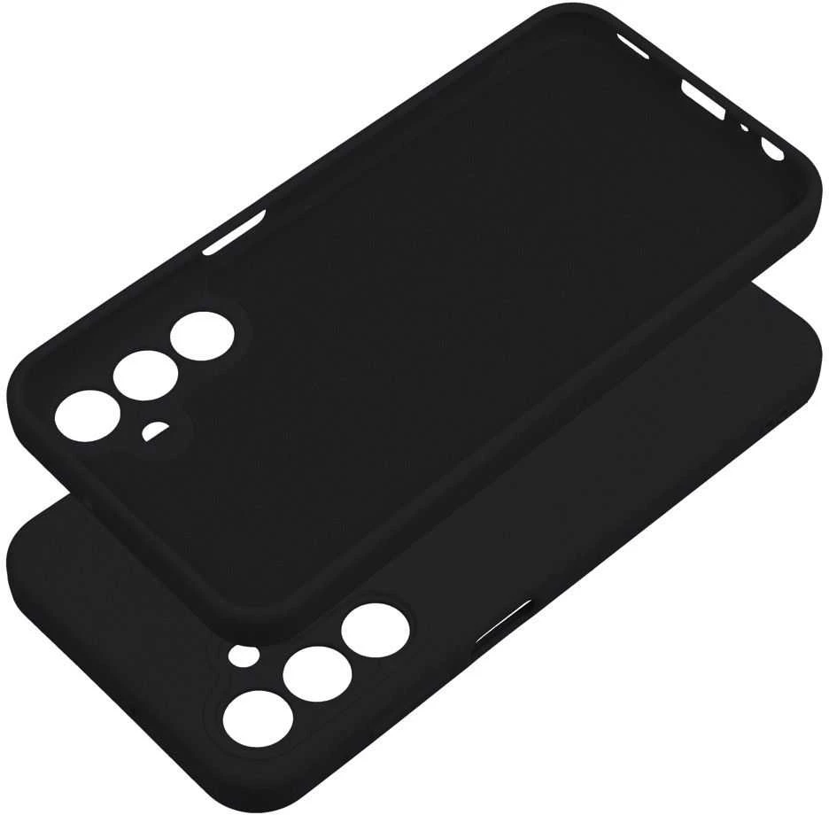 Oem SILICONE dėklas skirtas Samsung Galaxy A15 5G / A15 4G juodos spalvos