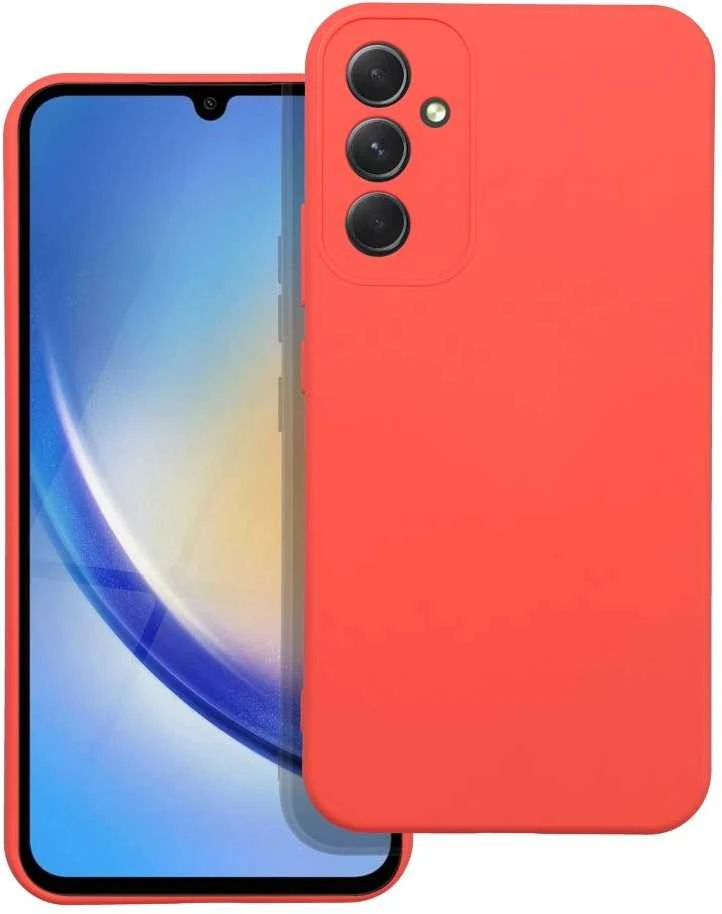 Oem SILICONE dėklas skirtas Samsung Galaxy A34 5G peach