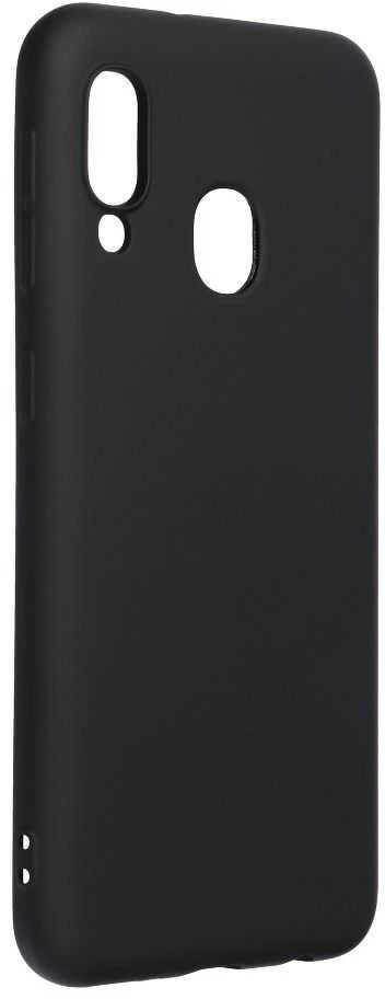 Forcell Oem SILICONE dėklas skirtas Samsung Galaxy A40 juodos spalvos