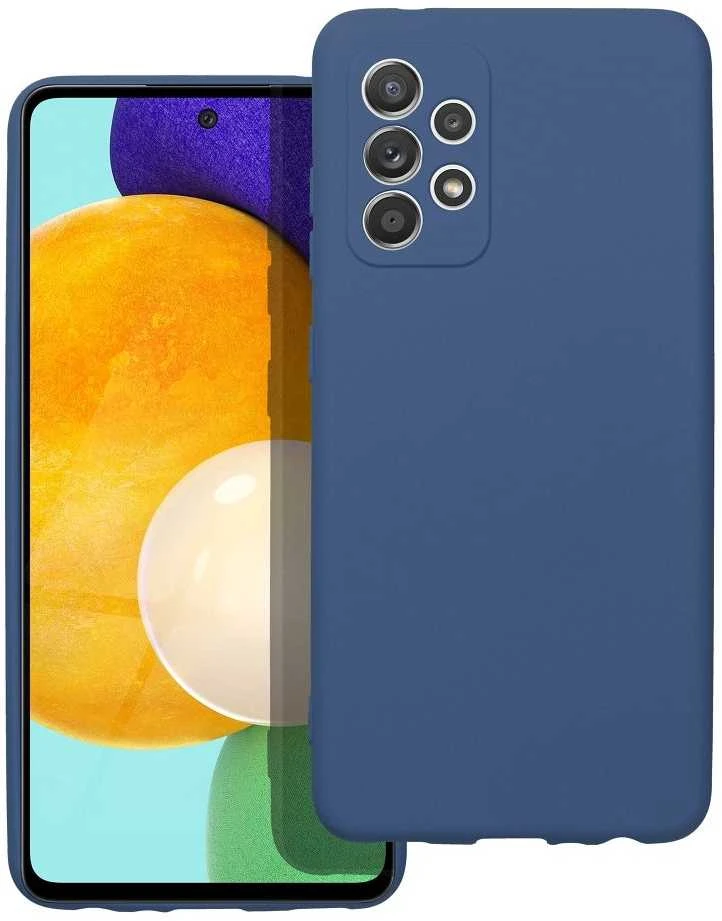 Forcell Oem SILICONE dėklas skirtas Samsung Galaxy A52 5G / A52 LTE ( 4G ) / A52S mėlynos spalvos