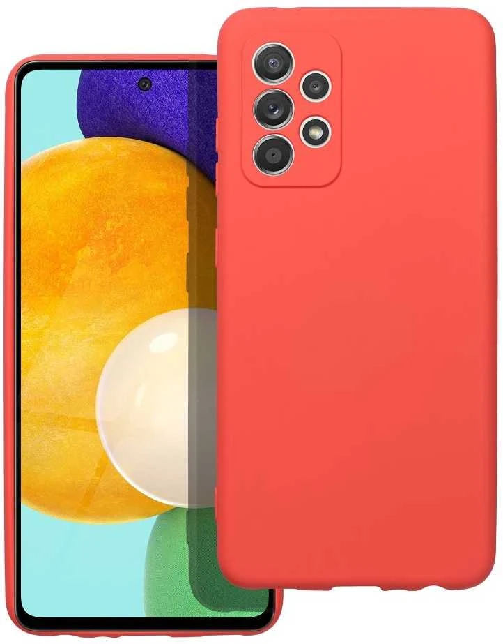 Forcell Oem SILICONE dėklas skirtas Samsung Galaxy A52 5G / A52 LTE ( 4G ) / A52S peach