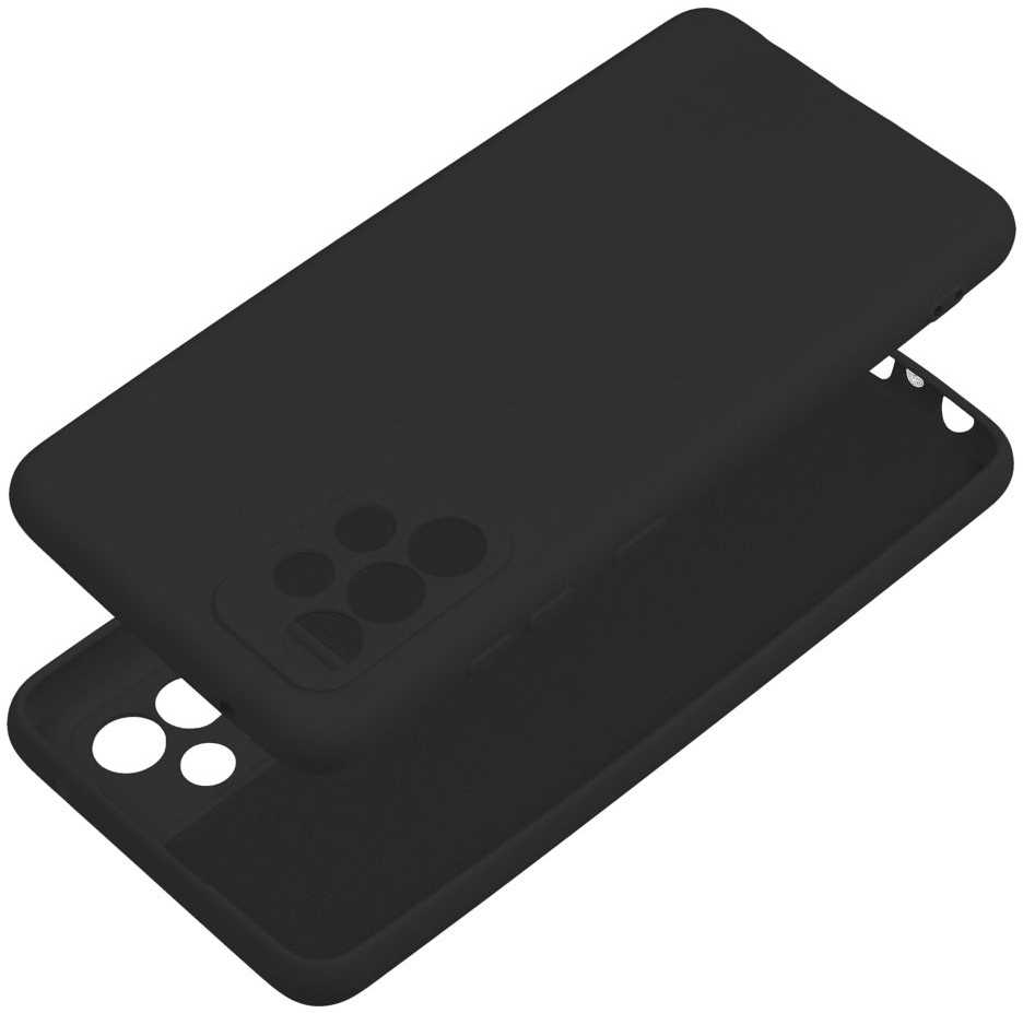 Forcell Oem Silikoninis dėklas skirtas Samsung Galaxy A52 5G / A52 LTE ( 4G ) / A52S juodos spalvos