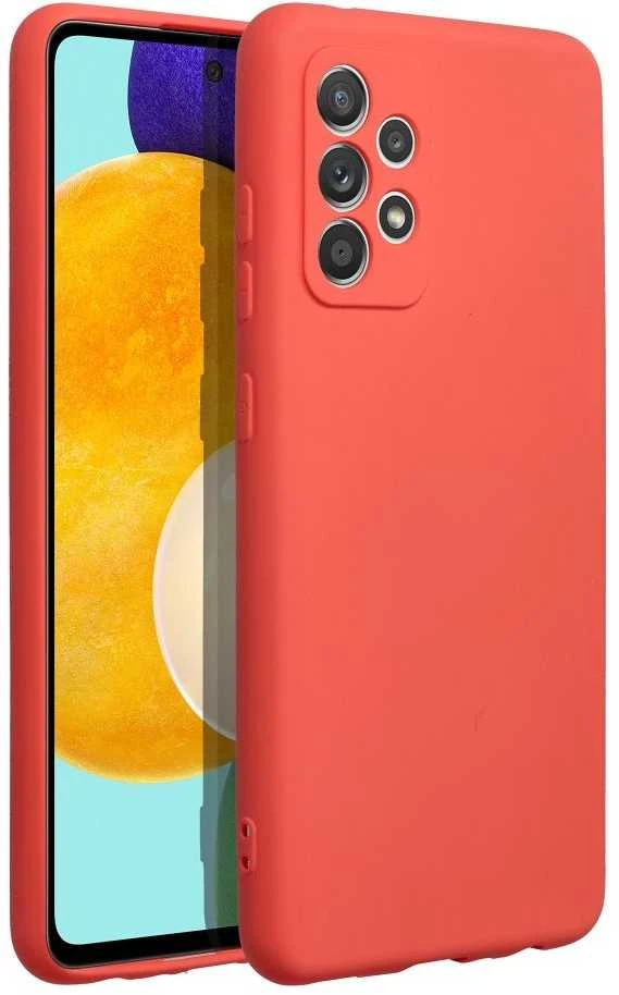 Forcell Oem SILICONE dėklas skirtas Samsung Galaxy A52 5G / A52 LTE ( 4G ) / A52S peach