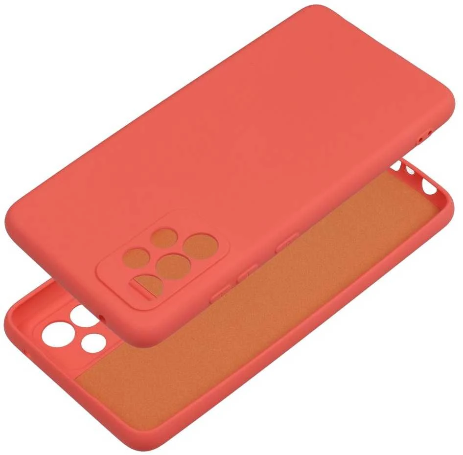 Forcell Oem SILICONE dėklas skirtas Samsung Galaxy A52 5G / A52 LTE ( 4G ) / A52S peach