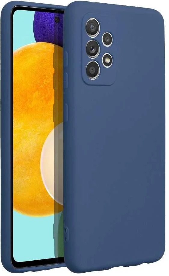 Forcell Oem SILICONE dėklas skirtas Samsung Galaxy A52 5G / A52 LTE ( 4G ) / A52S mėlynos spalvos