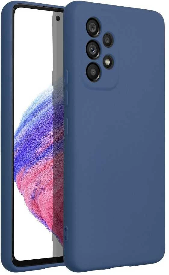 Partner Tele.com Forcell SILICONE LITE dėklas SAMSUNG Galaxy A53 5G mėlyna