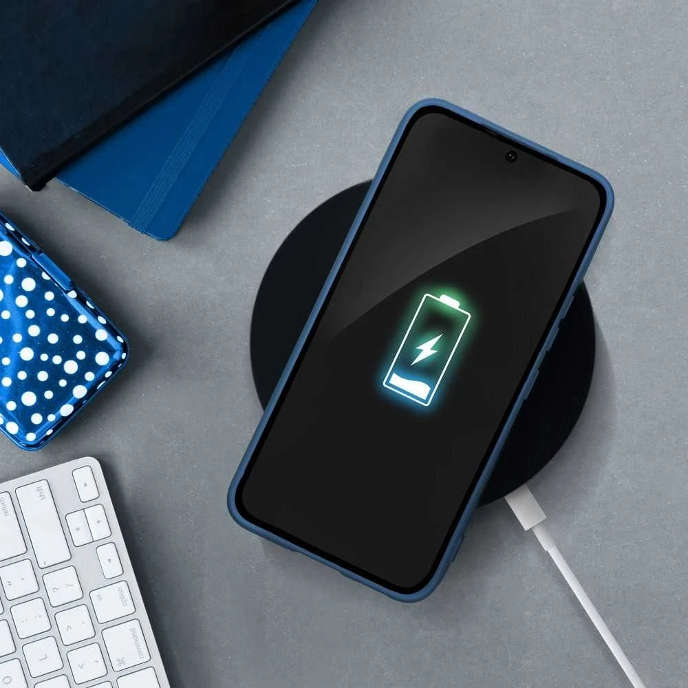 Partner Tele.com Forcell SILICONE LITE dėklas SAMSUNG Galaxy A53 5G mėlyna