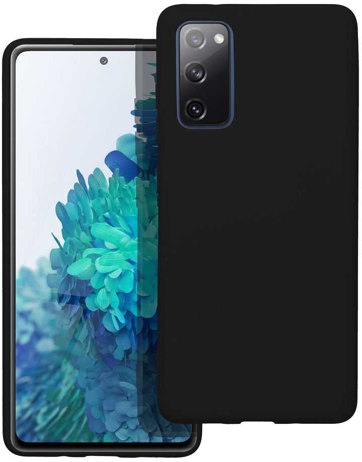 Forcell Oem SILICONE dėklas skirtas Samsung Galaxy S20 FE / S20 FE 5G juodos spalvos