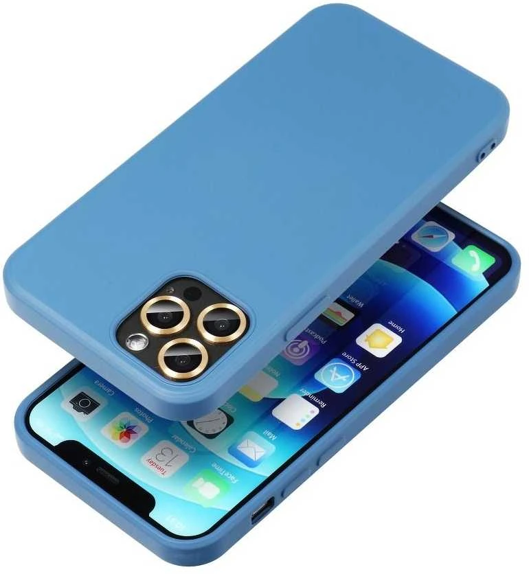 Forcell Dėklas na Samsung S22 Silicone mėlyna