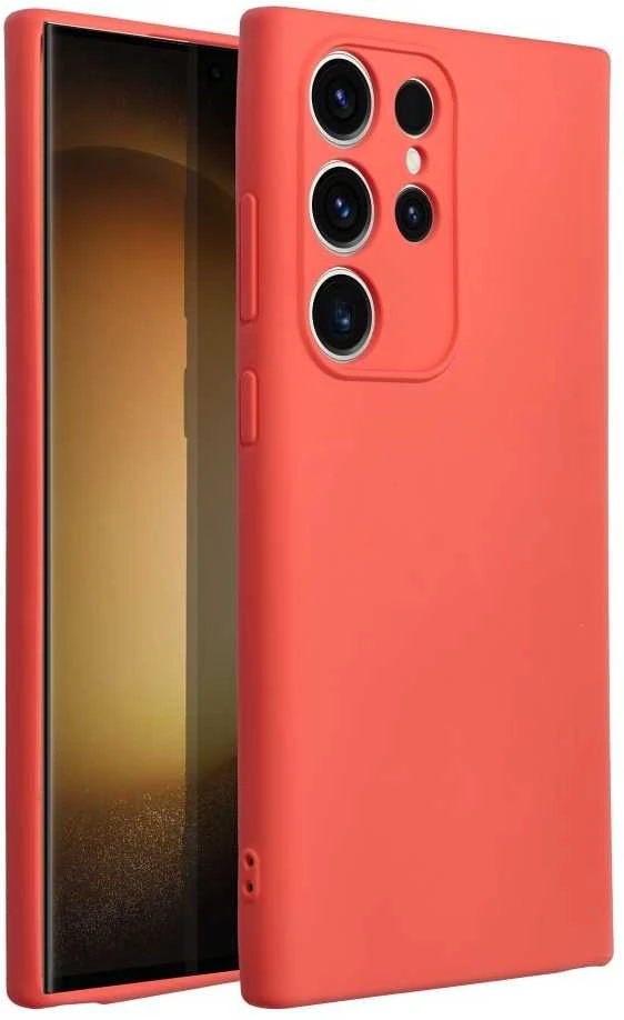 Oem SILICONE dėklas skirtas Samsung Galaxy S23 Ultra peach