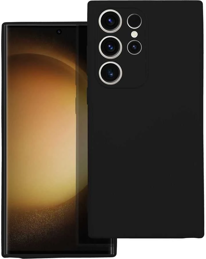 Oem Silikoninis dėklas skirtas Samsung Galaxy S23 Ultra juodos spalvos
