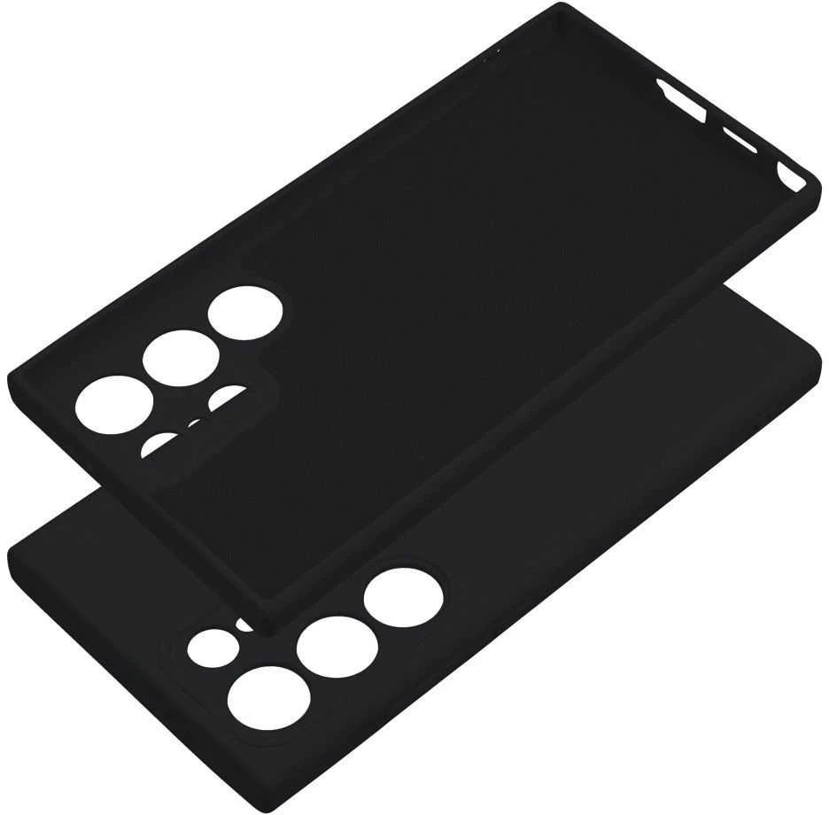 Oem SILICONE dėklas skirtas Samsung Galaxy S24 Ultra juodos spalvos