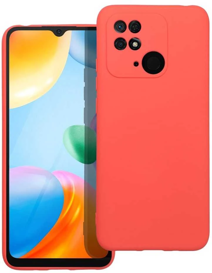 Oem SILICONE dėklas skirtas Xiaomi Redmi 10C peach