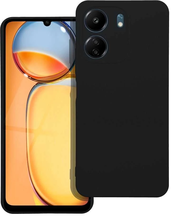 Oem SILICONE dėklas skirtas Xiaomi Redmi 13C / POCO C65 juodos spalvos