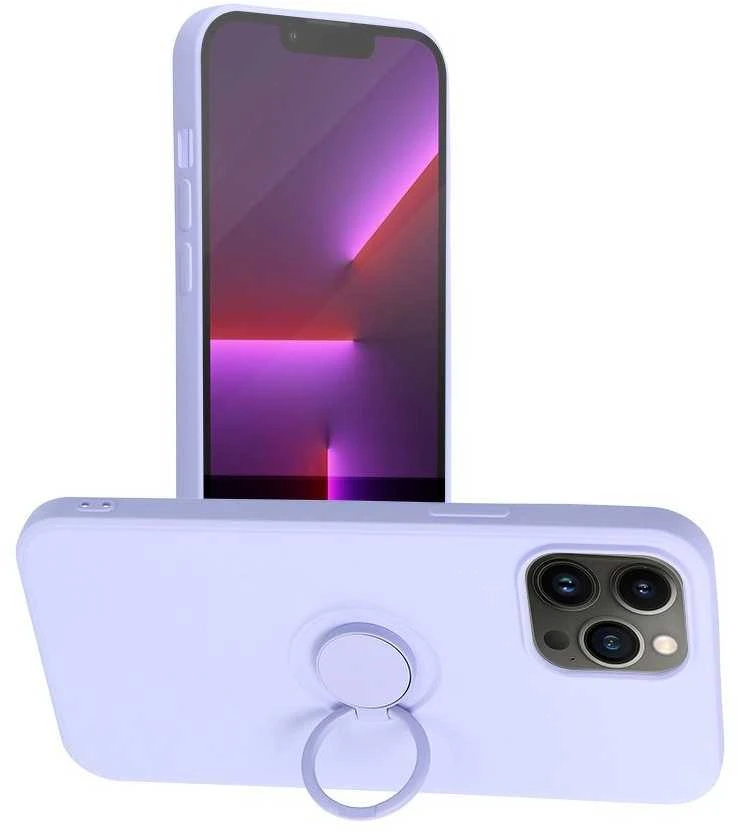 Dėklas Partner Tele.com Forcell SiliconE TRING IPHONE 13 PRO MAKS violetinės