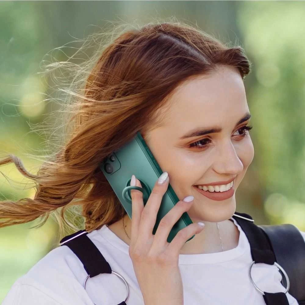 Dėklas Forcell OEM ŠEŠTADIENIS IPHONE 13 PRO MAKS Žalias atvejis