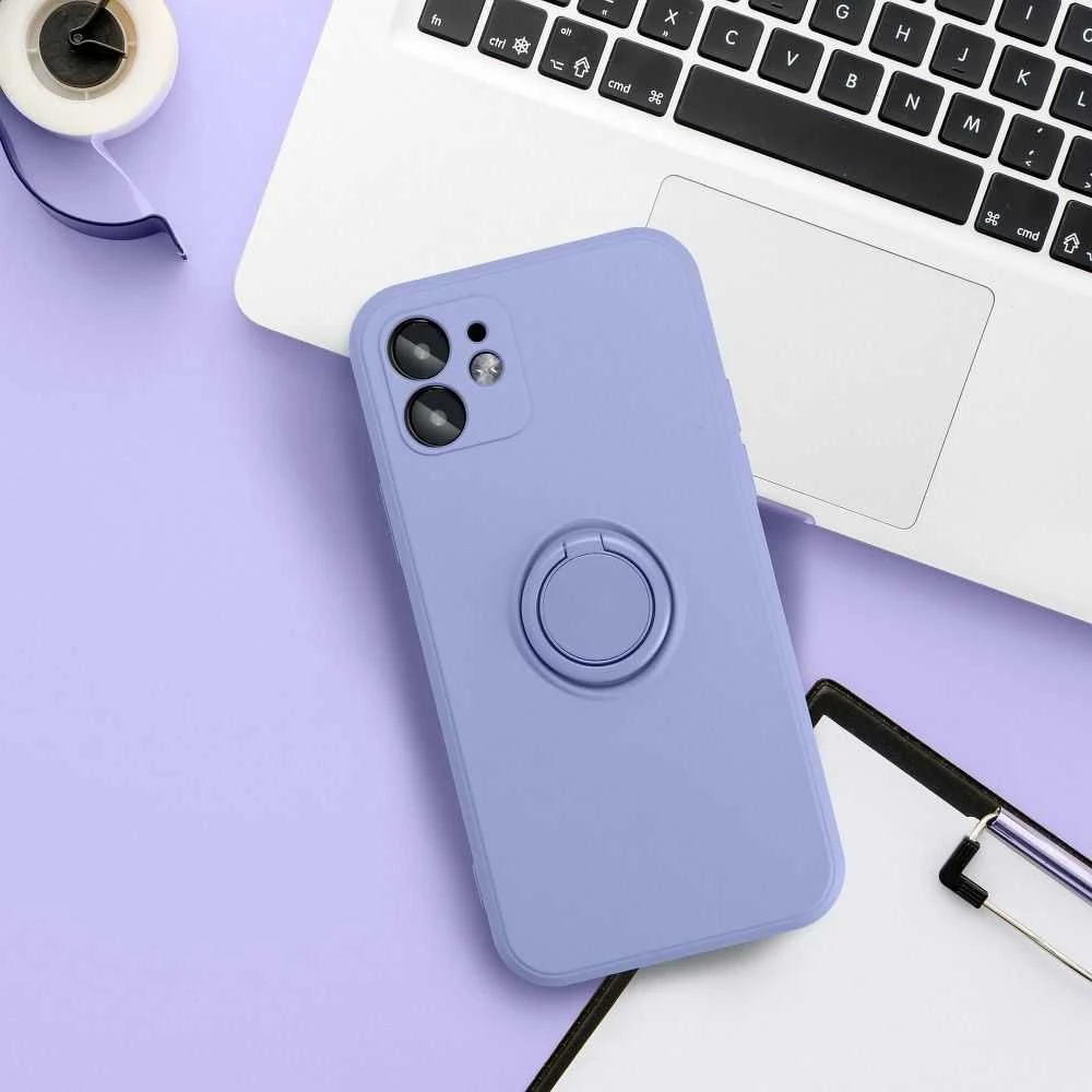 Dėklas telefonui Forcell SILICONE RING - IPHONE 13 PRO