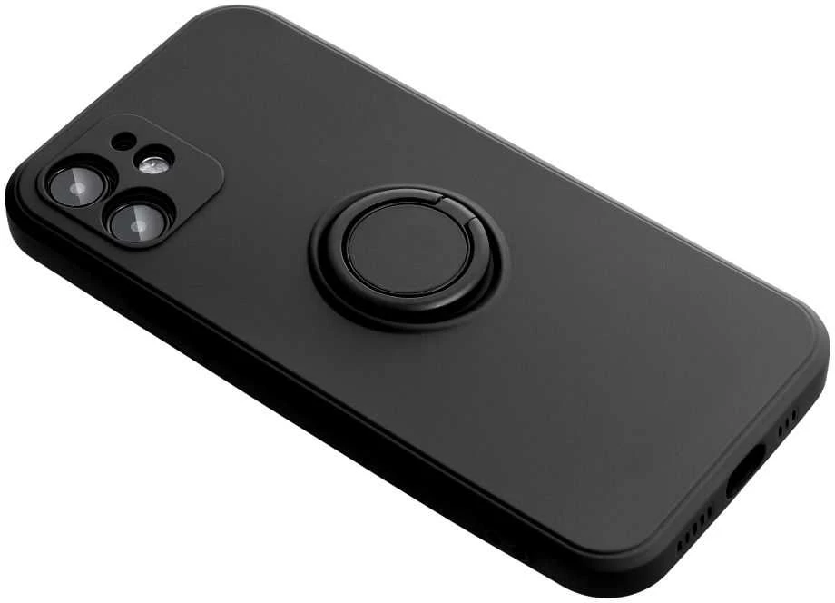 Dėklas Forcell OEM Futerał SILICONE RING do IPHONE 14 juoda