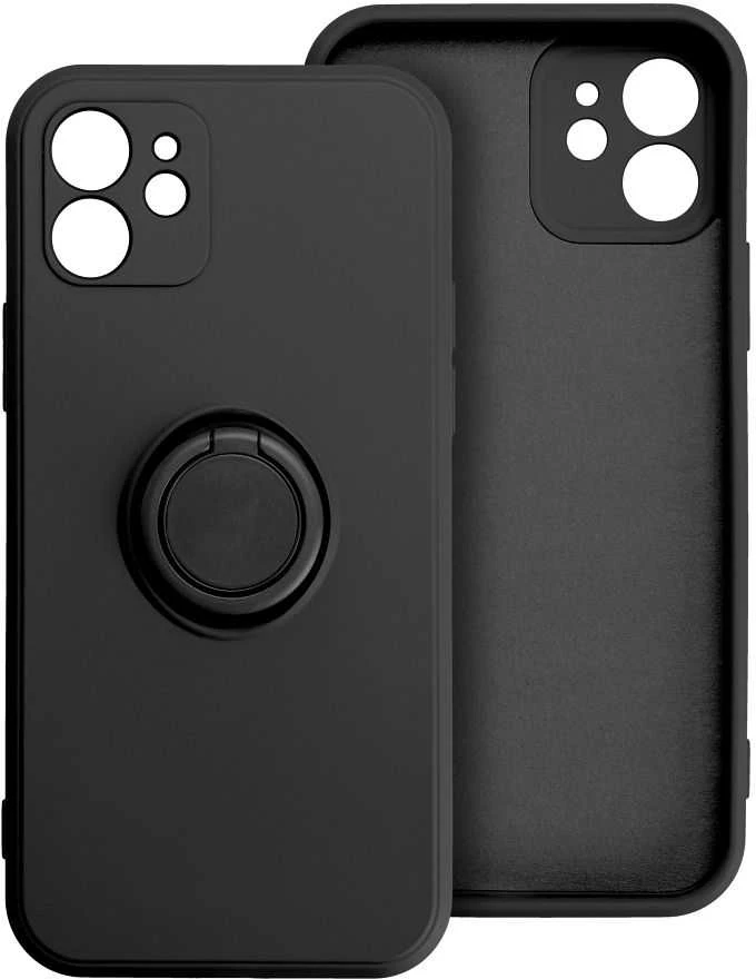 Dėklas Forcell OEM Futerał SILICONE RING do IPHONE 14 juoda