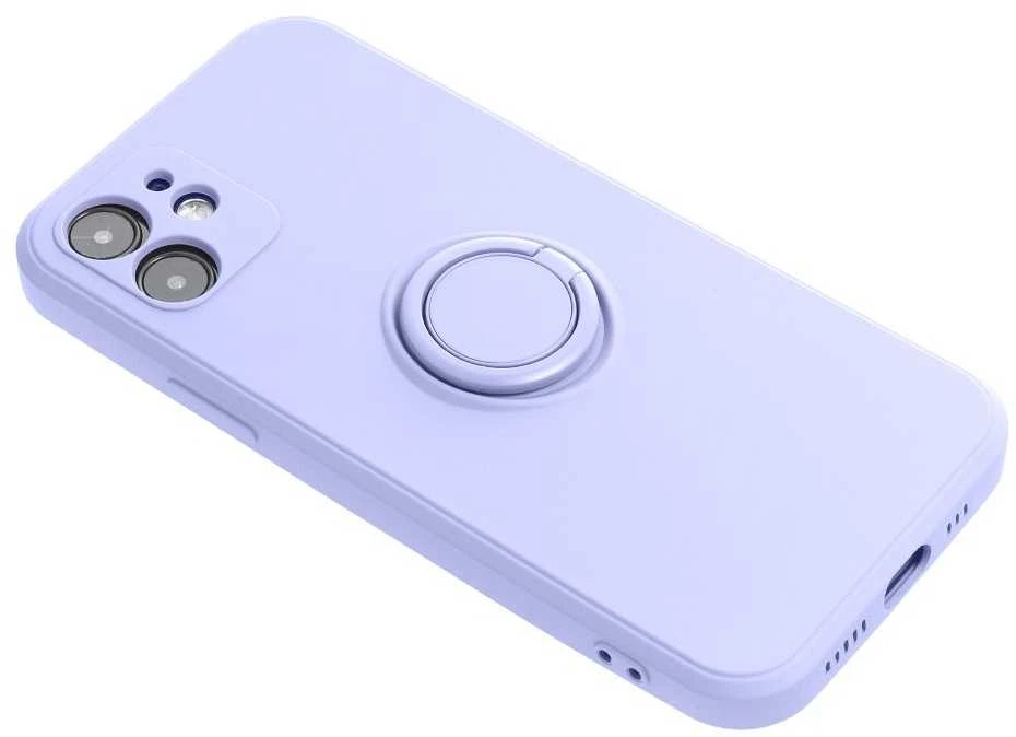 Dėklas Oem SILICONE RING case for IPHONE 14 Pro violet