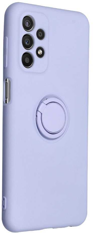 Oem SILICONE RING dėklas skirtas Samsung Galaxy A55 5G violetinės spalvos