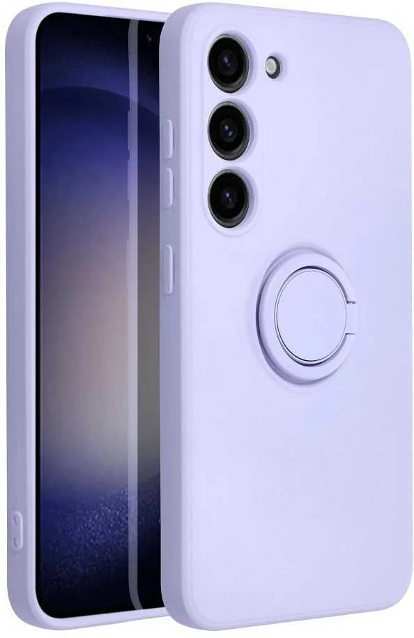 Dėklas Futerał SILICONE RING do SAMSUNG S23 violetinė