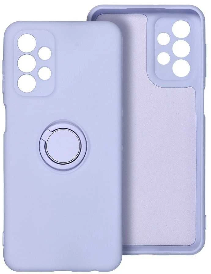 Dėklas Futerał SILICONE RING do SAMSUNG S23 violetinė