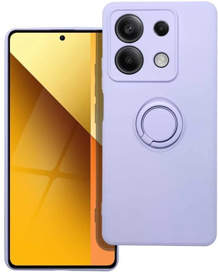 Oem SILICONE RING dėklas skirtas Xiaomi Redmi Note 13 5G violetinės spalvos
