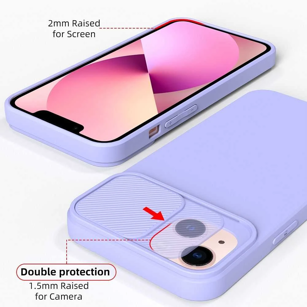 Dėklas Oem SLIDE case for IPHONE 15 lavender