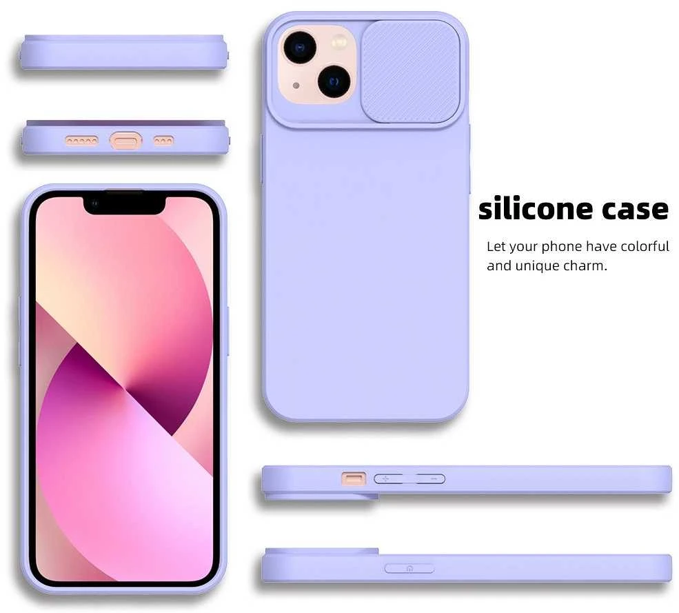 Dėklas Oem SLIDE case for IPHONE 15 lavender
