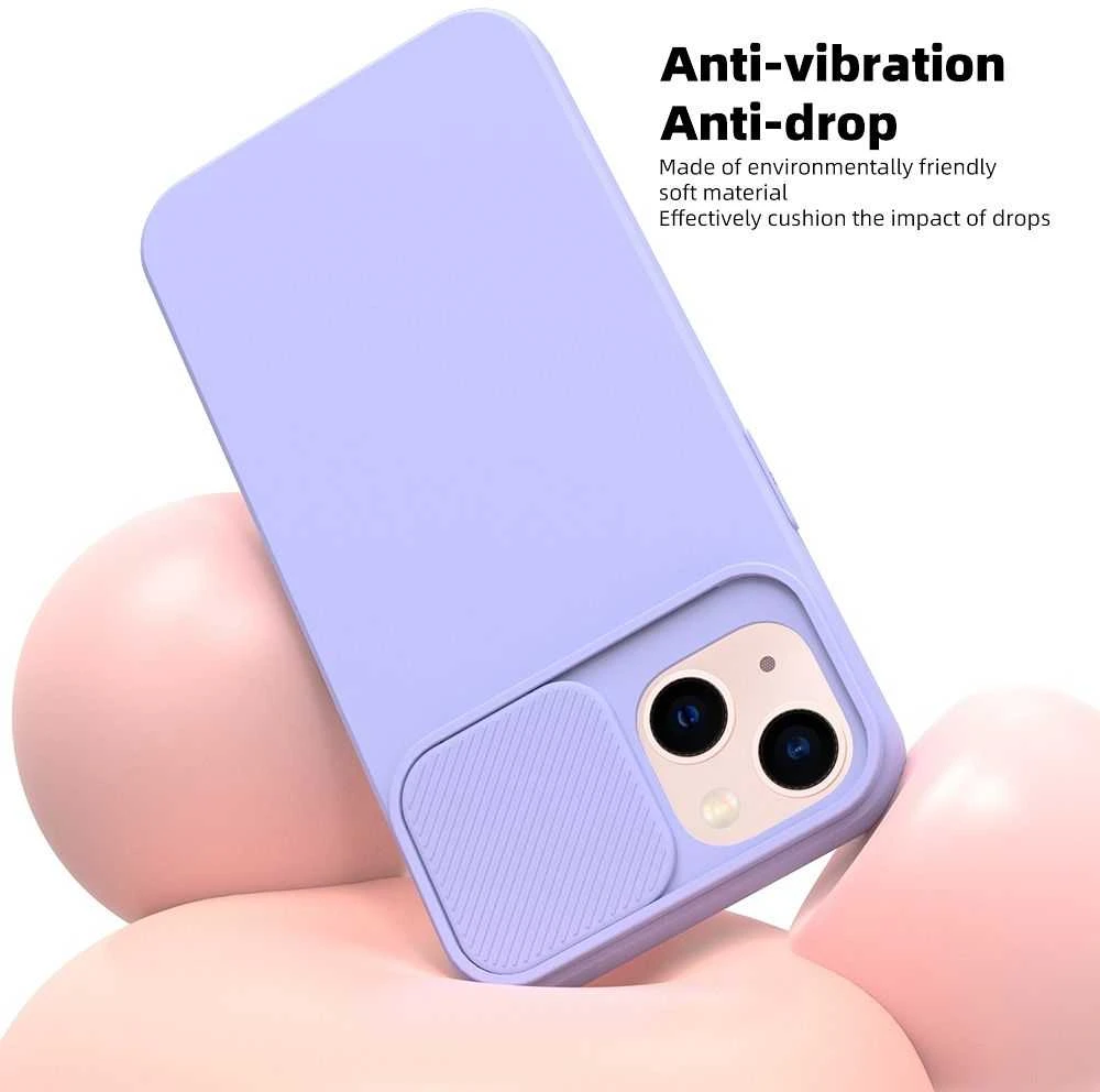 Dėklas Oem SLIDE case for IPHONE 15 lavender