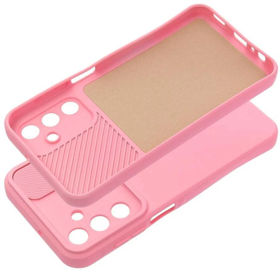 Oem SLIDE dėklas skirtas Samsung Galaxy A15 5G / A15 4G light rožinės spalvos