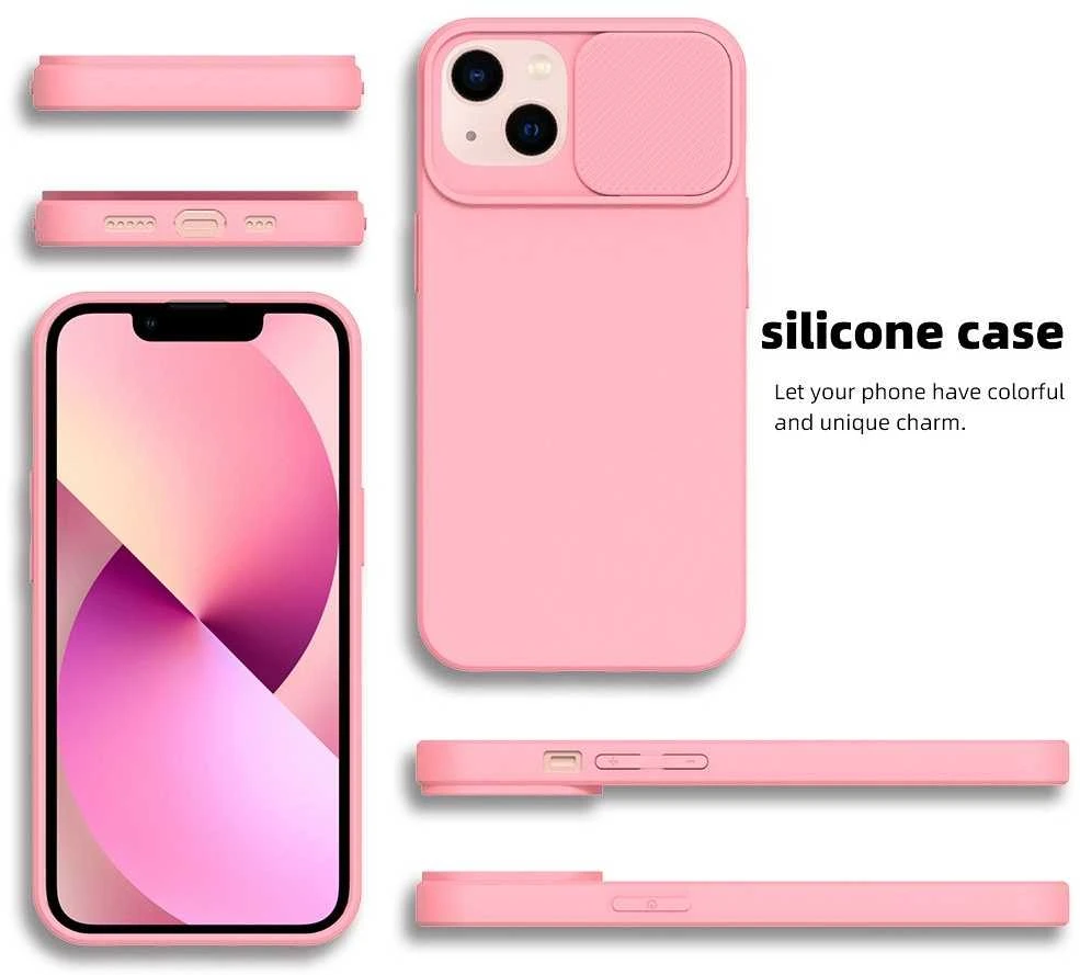 Oem SLIDE dėklas skirtas Samsung Galaxy A15 5G / A15 4G light rožinės spalvos