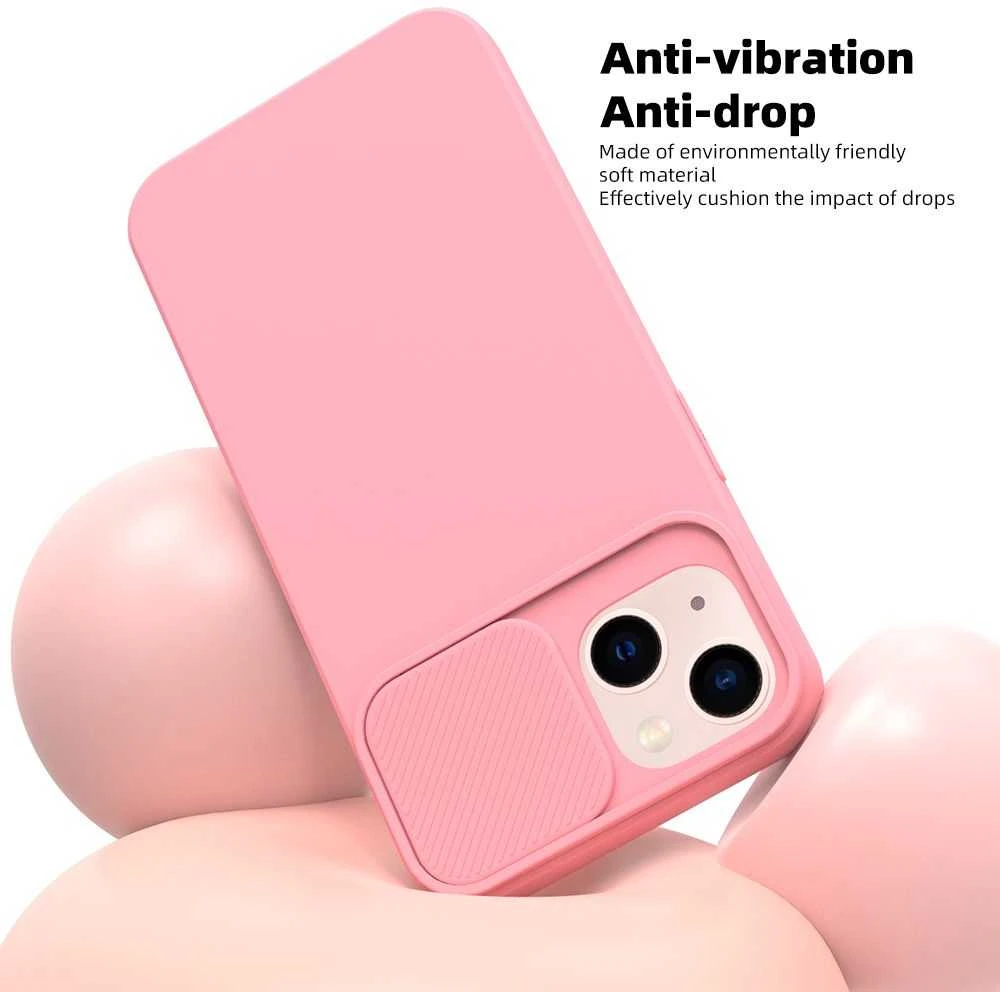 Oem SLIDE dėklas skirtas Samsung Galaxy A35 5G light rožinės spalvos