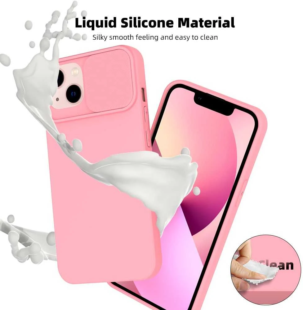 Oem SLIDE dėklas skirtas Samsung Galaxy A35 5G light rožinės spalvos