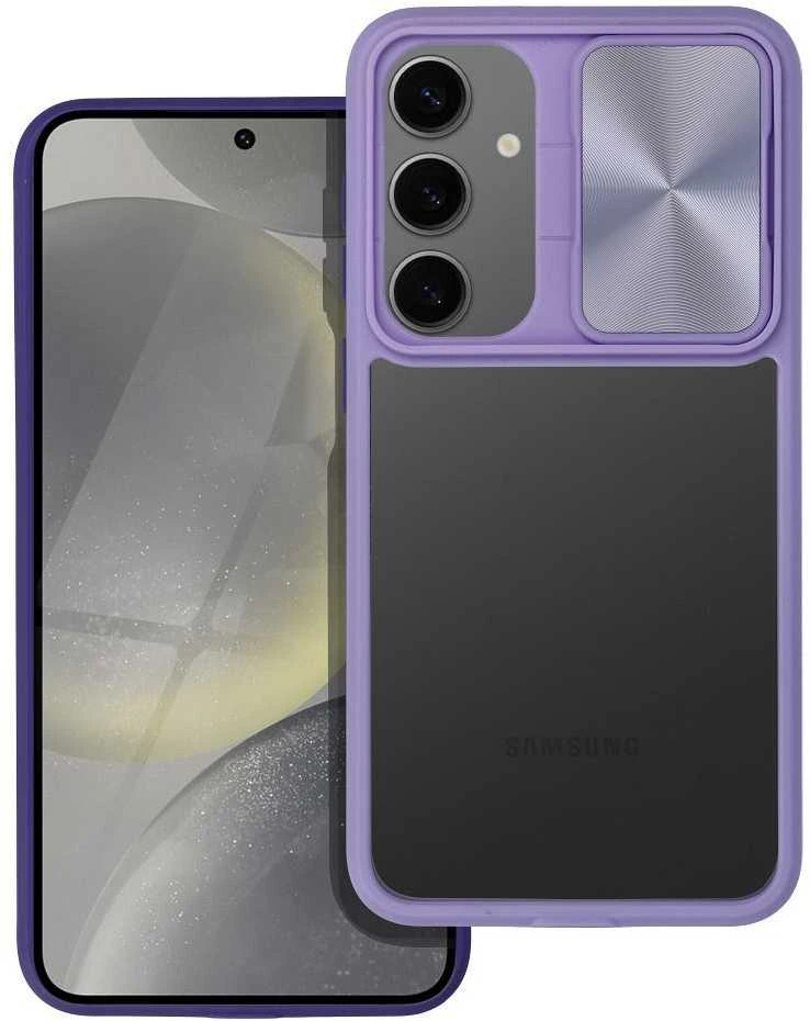 Oem SLIDER dėklas skirtas Samsung Galaxy S24 Plus violetinės spalvosinės spalvos