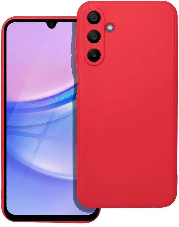 Forcell Oem SOFT dėklas skirtas Samsung Galaxy A15 5G / A15 4G red