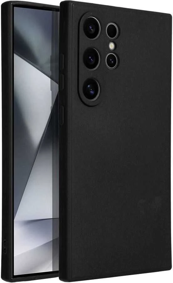 Forcell Oem SOFT dėklas skirtas Samsung Galaxy S24 Ultra juodos spalvos