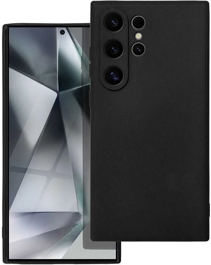 Forcell Oem SOFT dėklas skirtas Samsung Galaxy S24 Ultra juodos spalvos