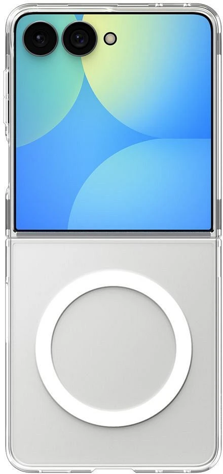 Dėklas SPIGEN AIRSKIN MAGSAFE GALAXY Z FLIP 8 SKAIDRUS/Baltas