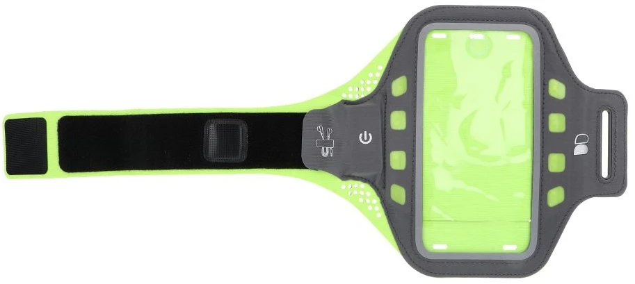 Dėklas Store24 GEAR Sport ArmBand LED XL juodas