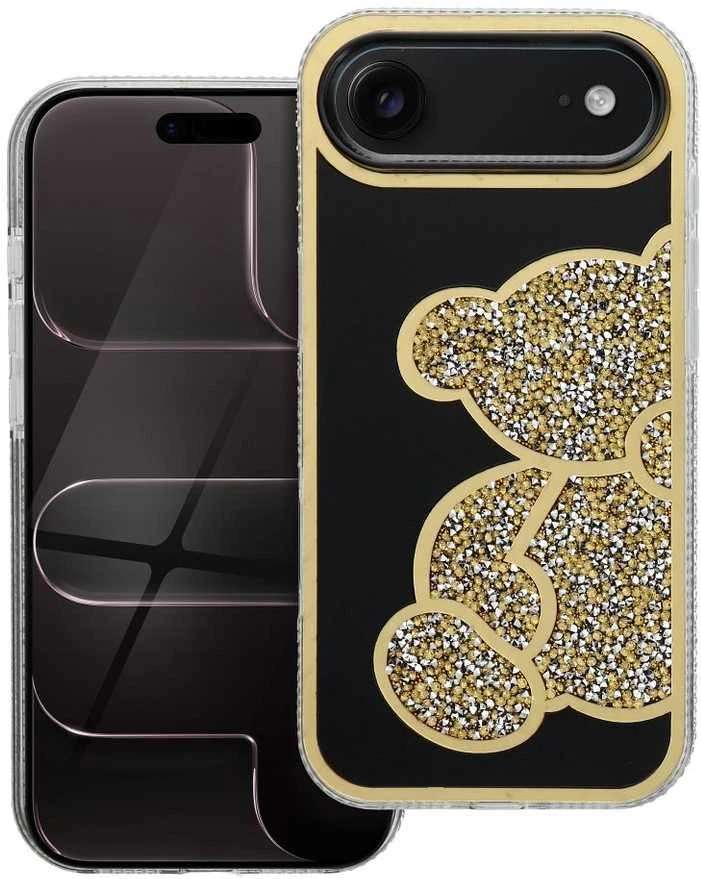 OEM dėklas, skirtas iPhone 17 AIR, meškiukas auksinis