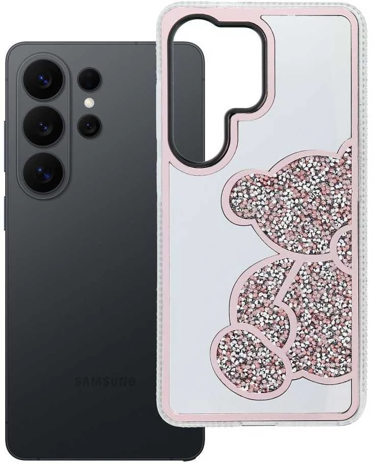 Oem Dėklas na Samsung S26 ULTRA Teddy Bear rožinė