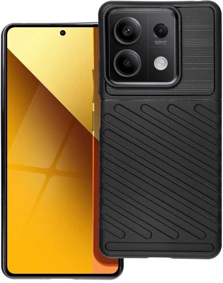 Oem THUNDER dėklas skirtas XIAOMI Redmi Note 13 5GC juodos spalvos
