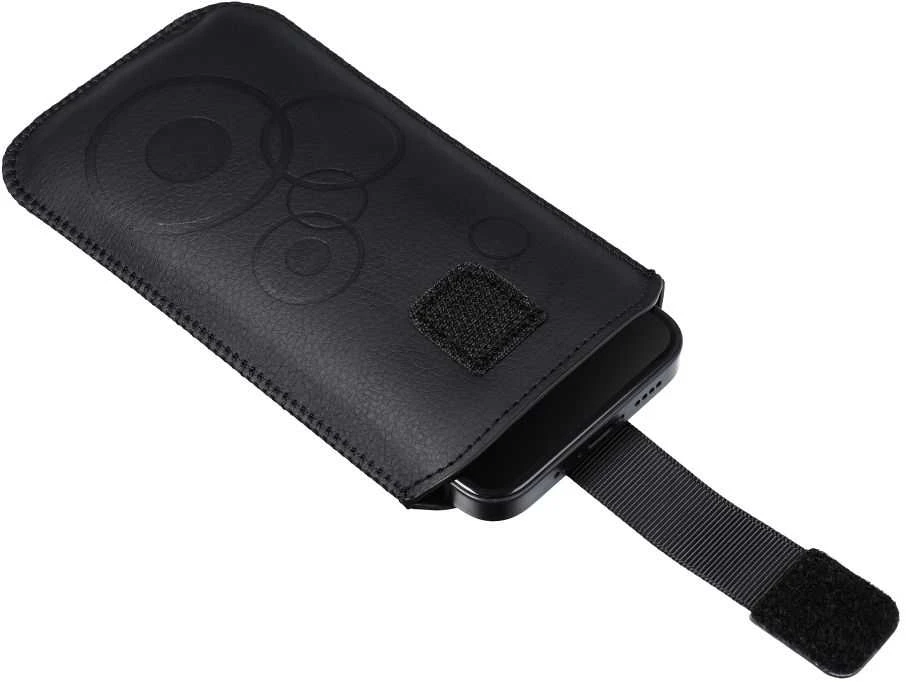 Oem Deko Universalus dėklas - skirtas Nokia C5/E51/E52/515/Samsung Galaxy S5610 juodos spalvos