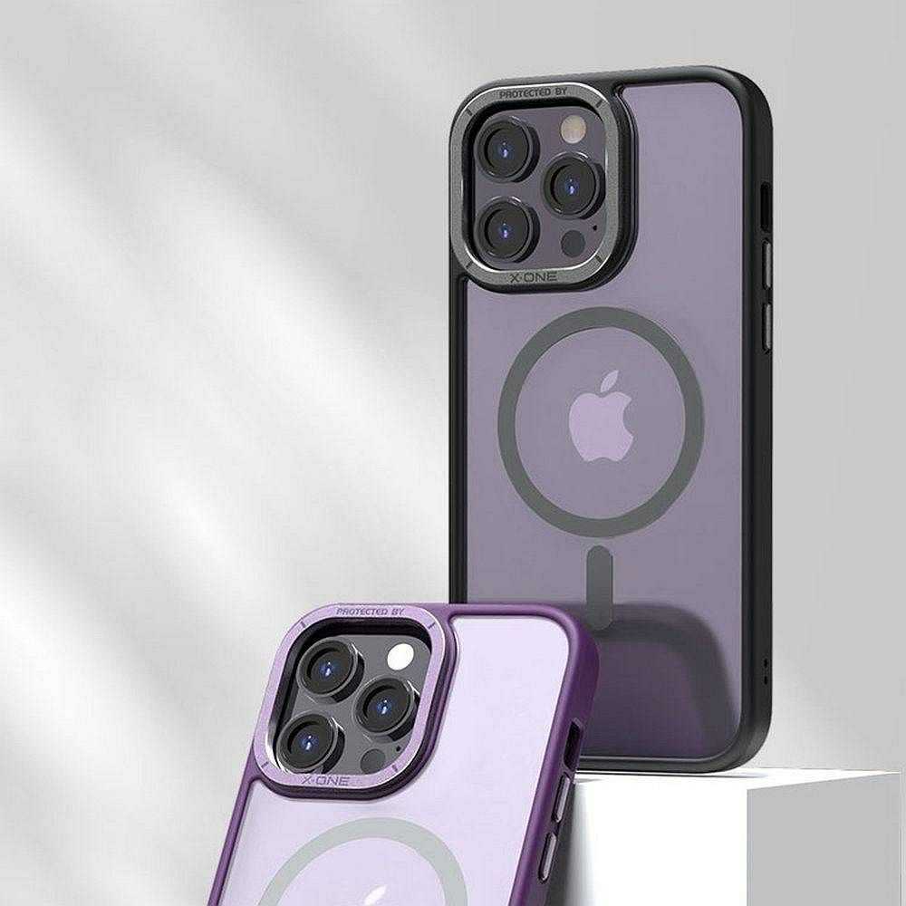 X-ONE Dropguard Magnetic Dėklas Air (suderinamas su MagSafe) - skirtas Apple iPhone 16 Plus juodos spalvos