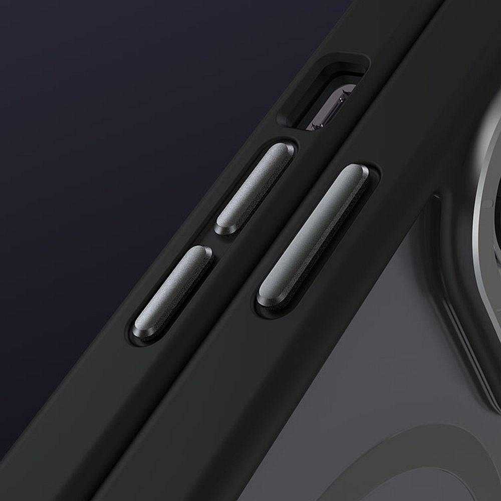 X-ONE Dropguard Magnetic Dėklas Air (suderinamas su MagSafe) - skirtas Apple iPhone 16 Plus juodos spalvos